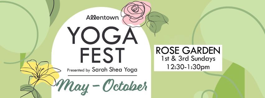Allentown YogaFest at the Rose Garden
