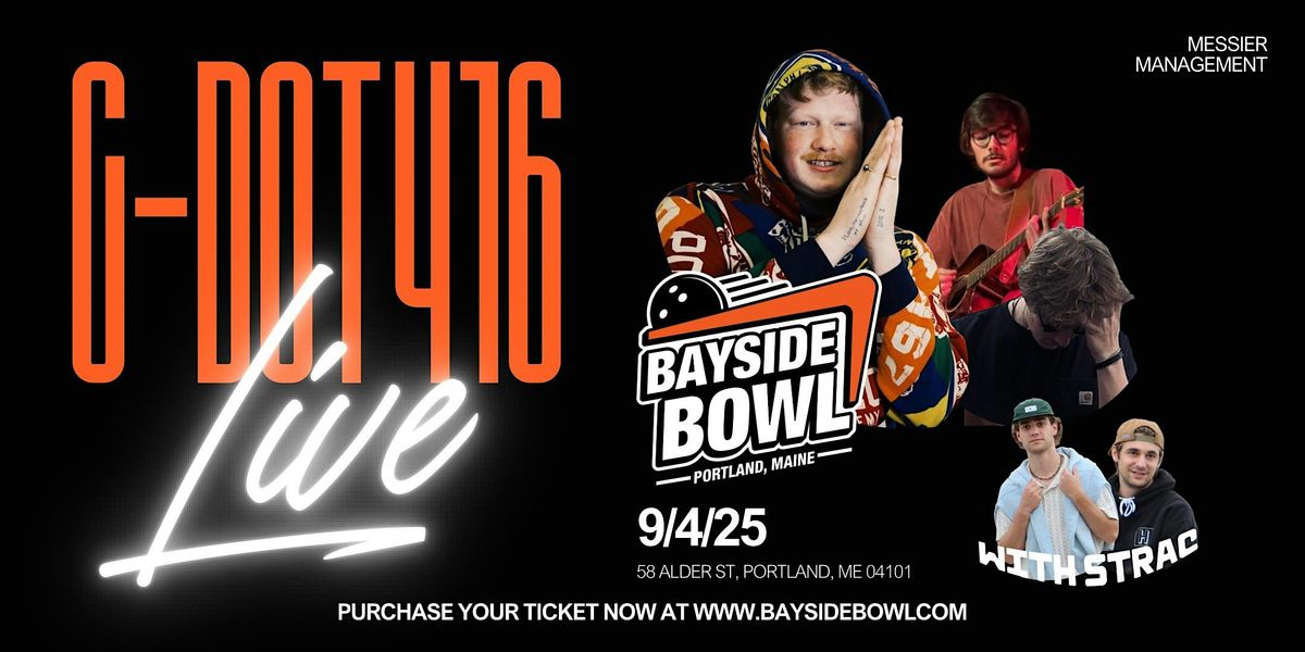 C-DOT 416 w\/s\/g Strac live on the Bayside Bowl Rooftop | *ticketed *