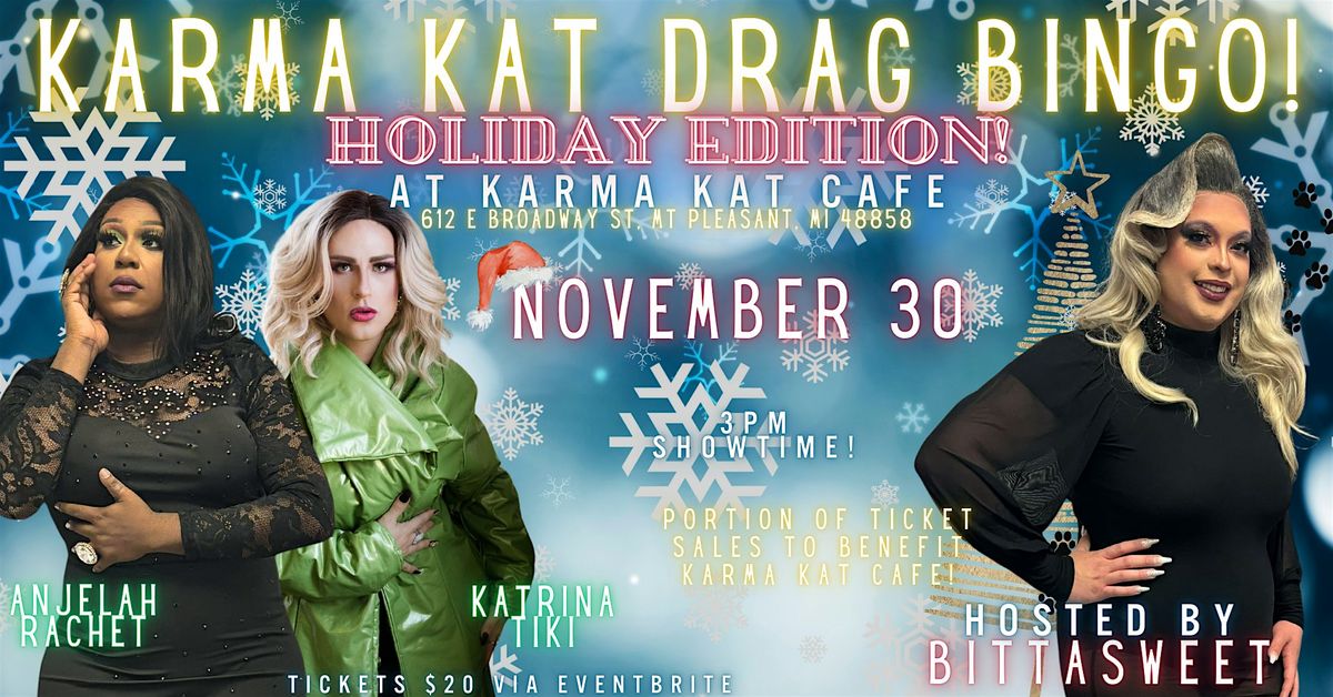 Karma Kat Drag Bingo: Holiday Edition!