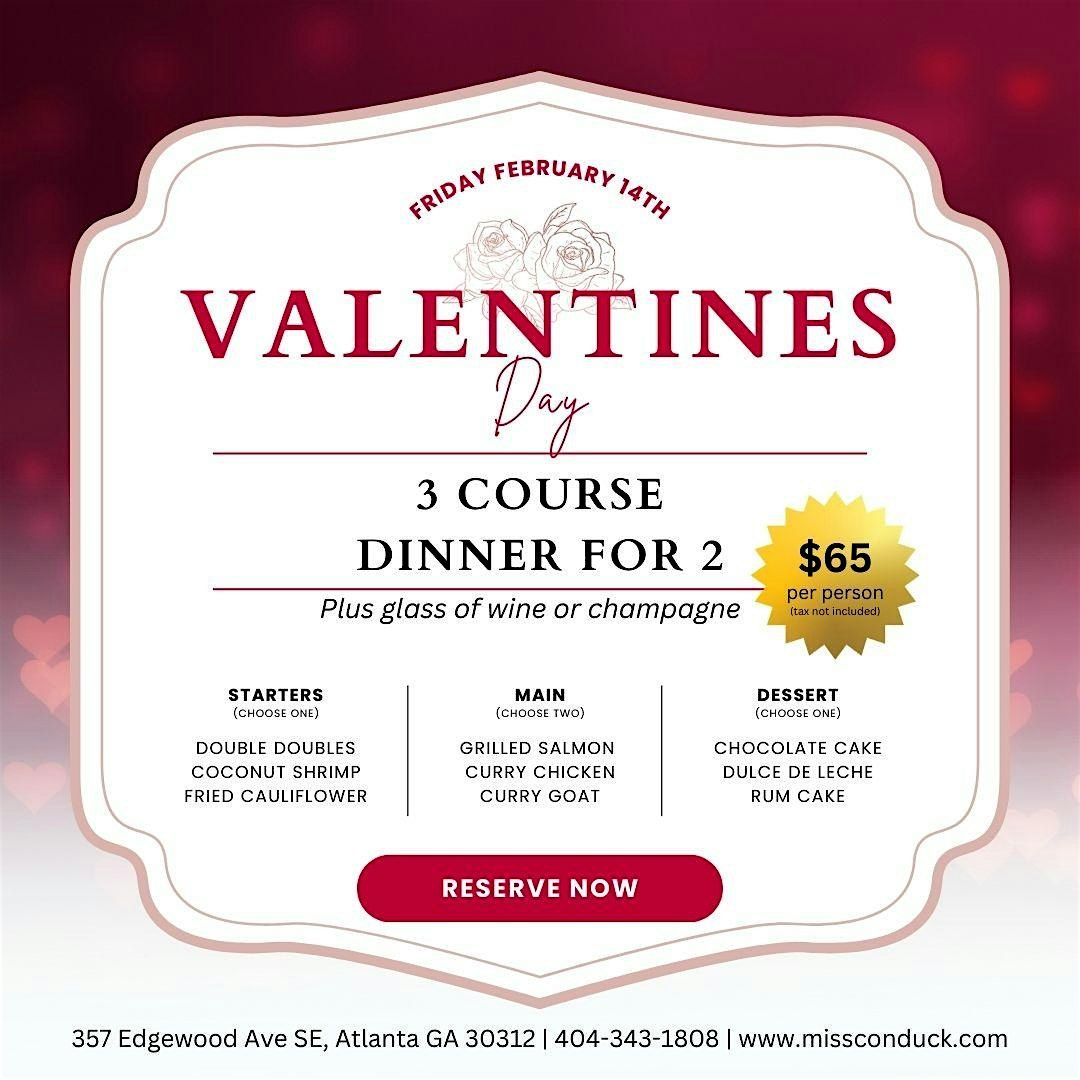 3-Course Valentine's Day Dinner