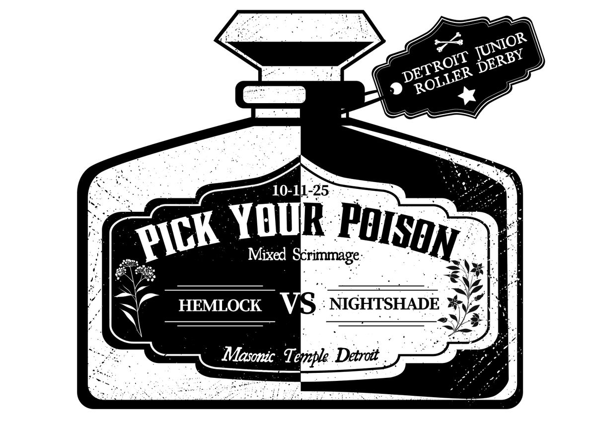 Detroit Junior Roller Derby's Pick Your Poison Mixed Scrimmage