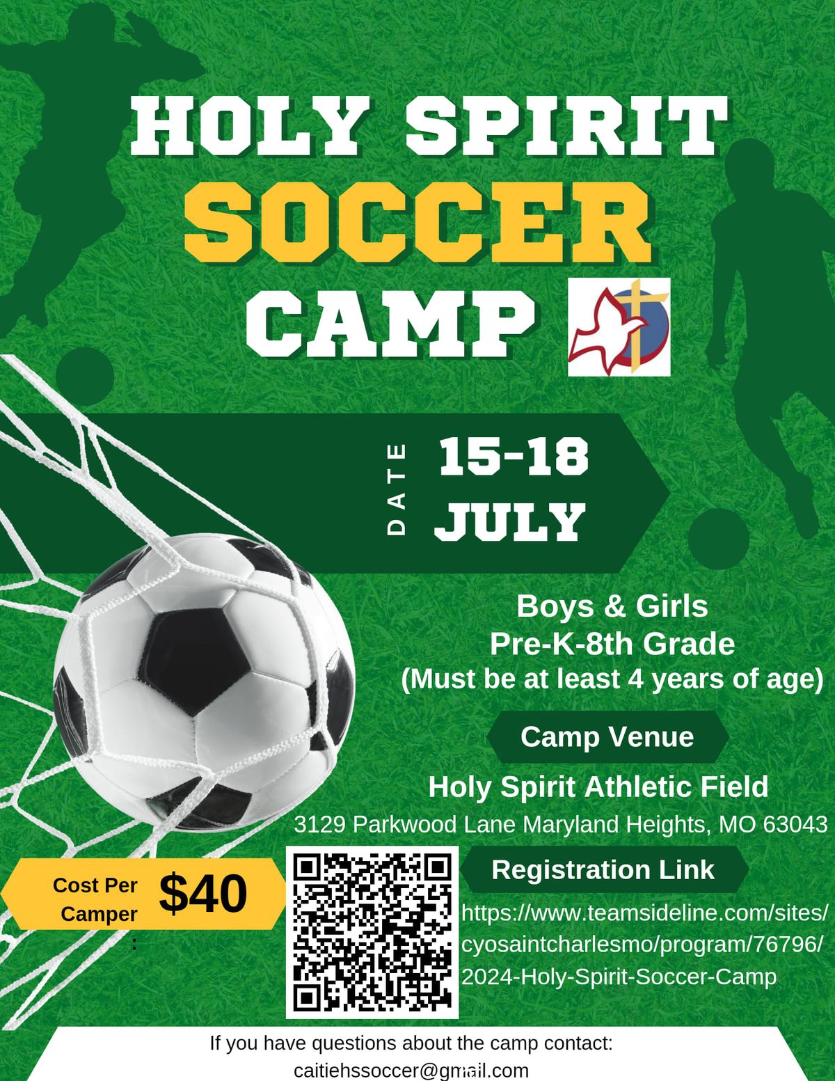 Holy Spirit Soccer Camp