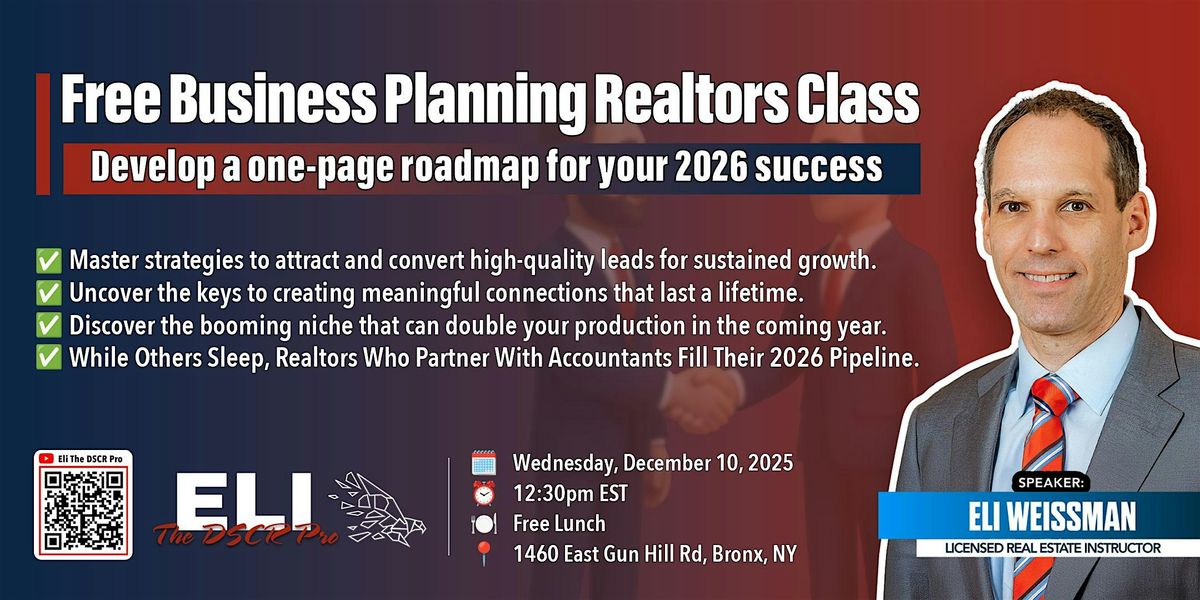 Free Business Planning Realtors Class