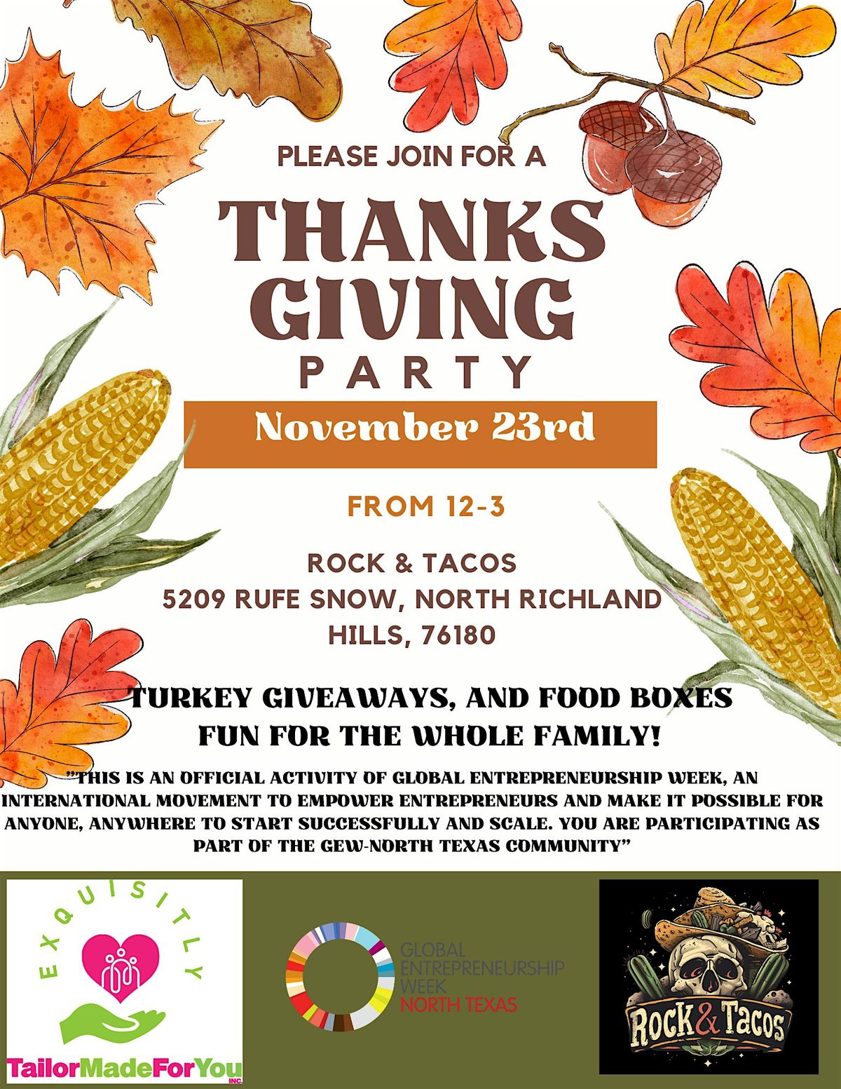 Thanksgiving Turkey Giveaway