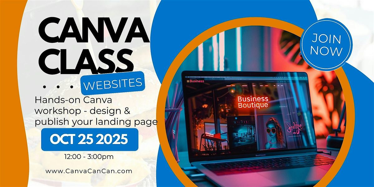 Free Canva Landing Page Design Class
