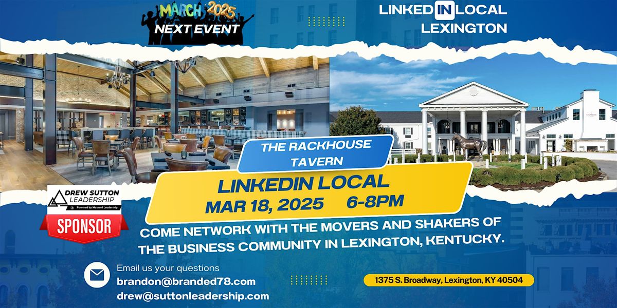 LinkedIn Live Lexington: Mission 005: The Rack House