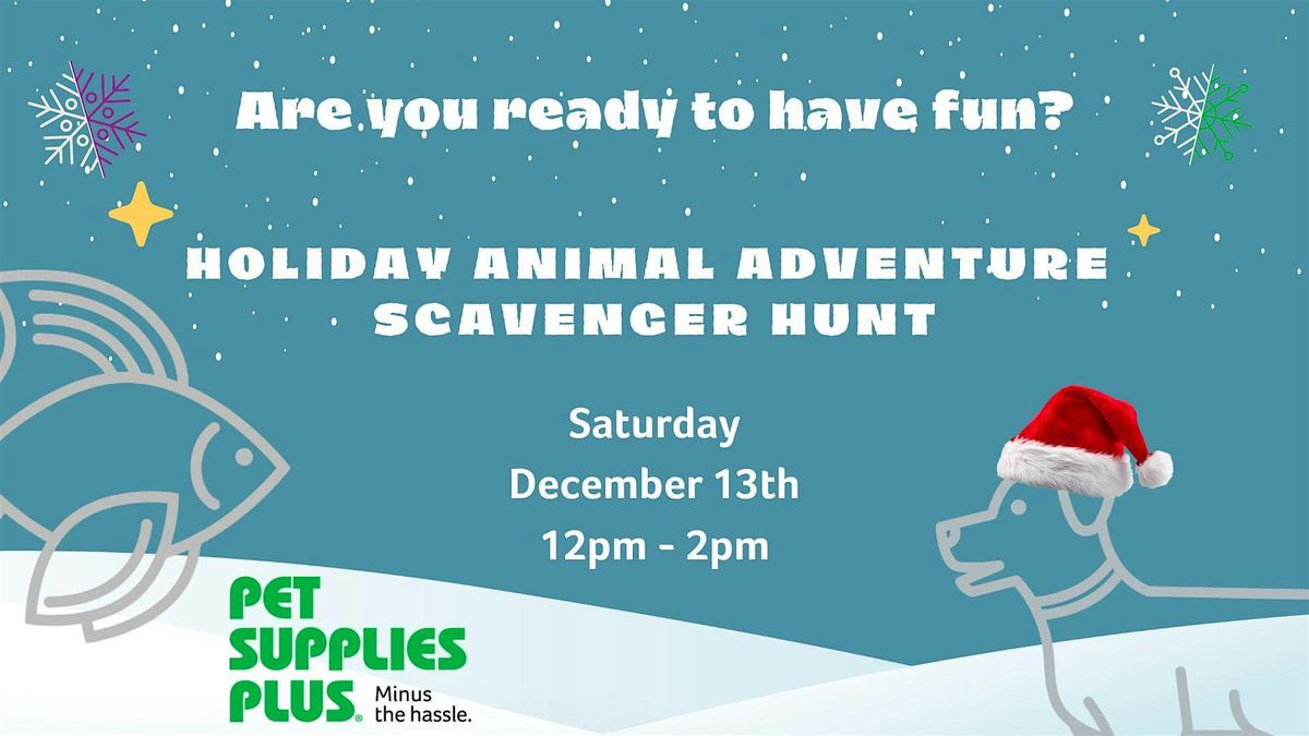 Holiday Animal Adventure Scavenger Hunt