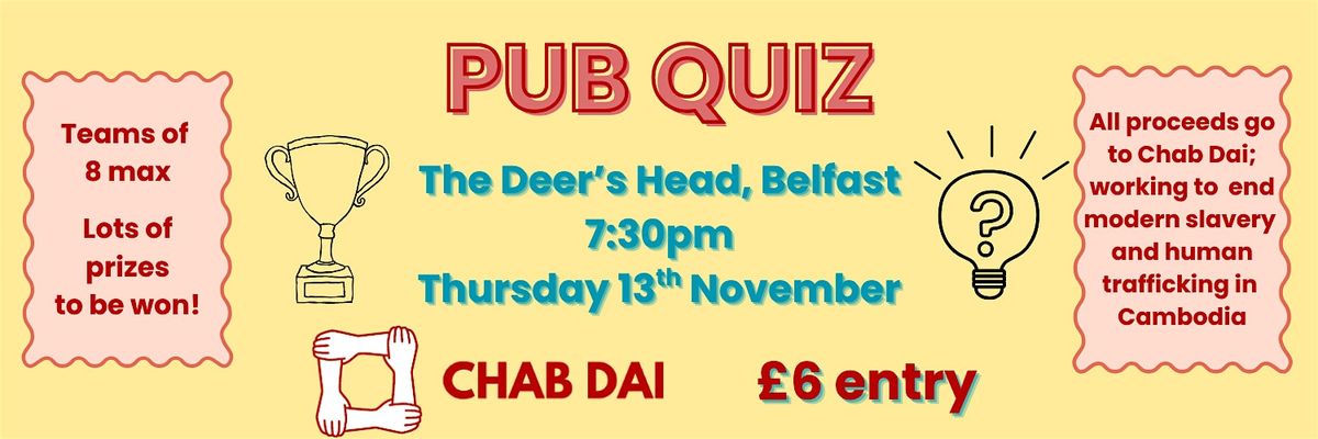 Pub Quiz for Chab Dai