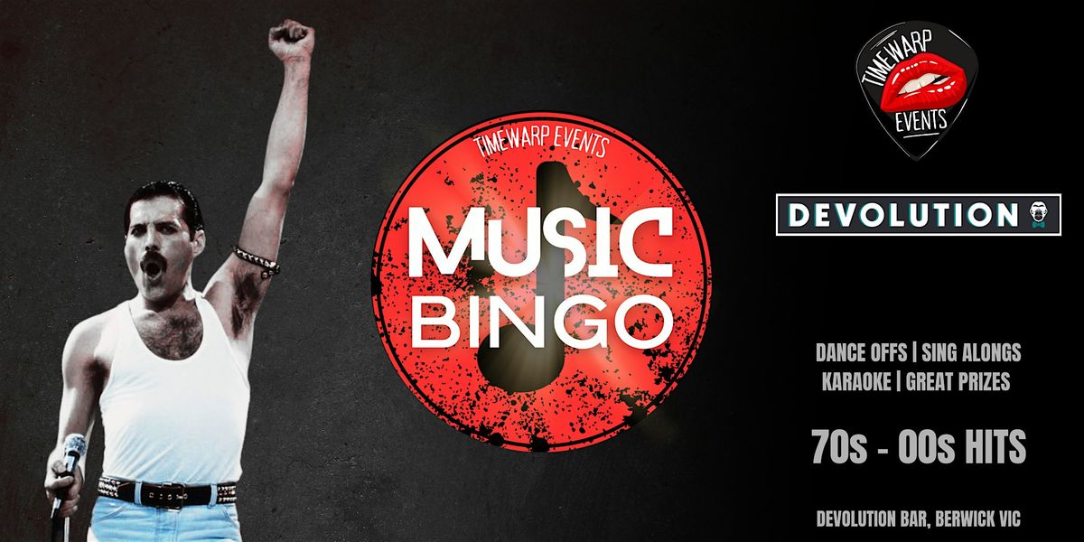 MUSIC BINGO @ Devolution