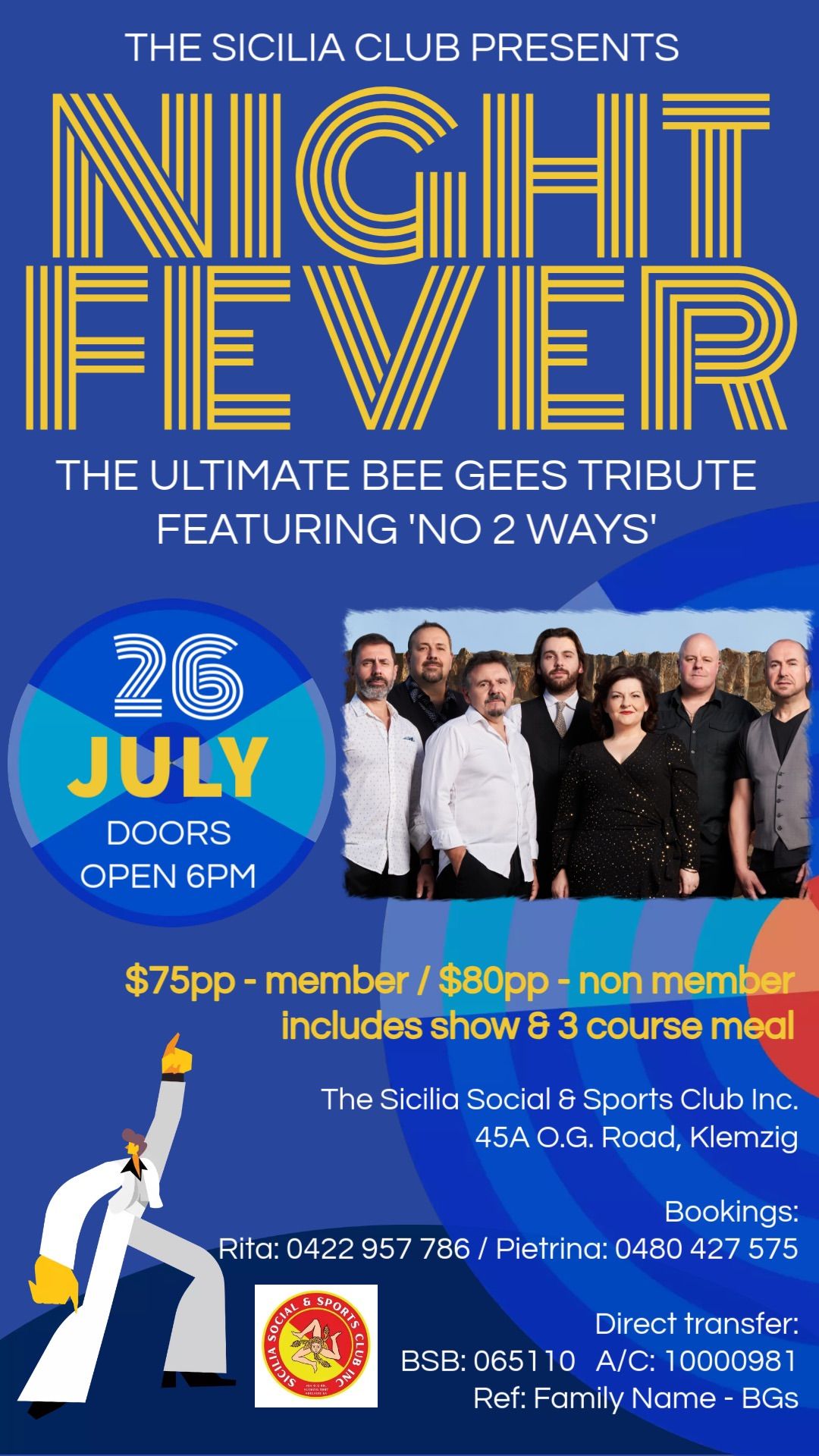 Night Fever Bee Gees Tribute Show