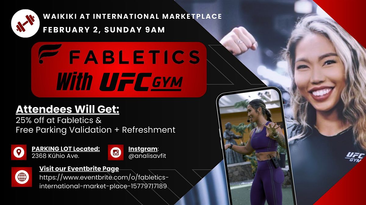 Fabletics with Coach Analisa UFC Gym