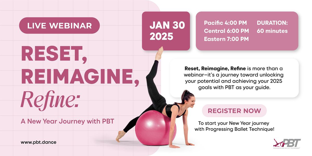 Reset, Reimagine, Refine: A New Year Journey with PBT