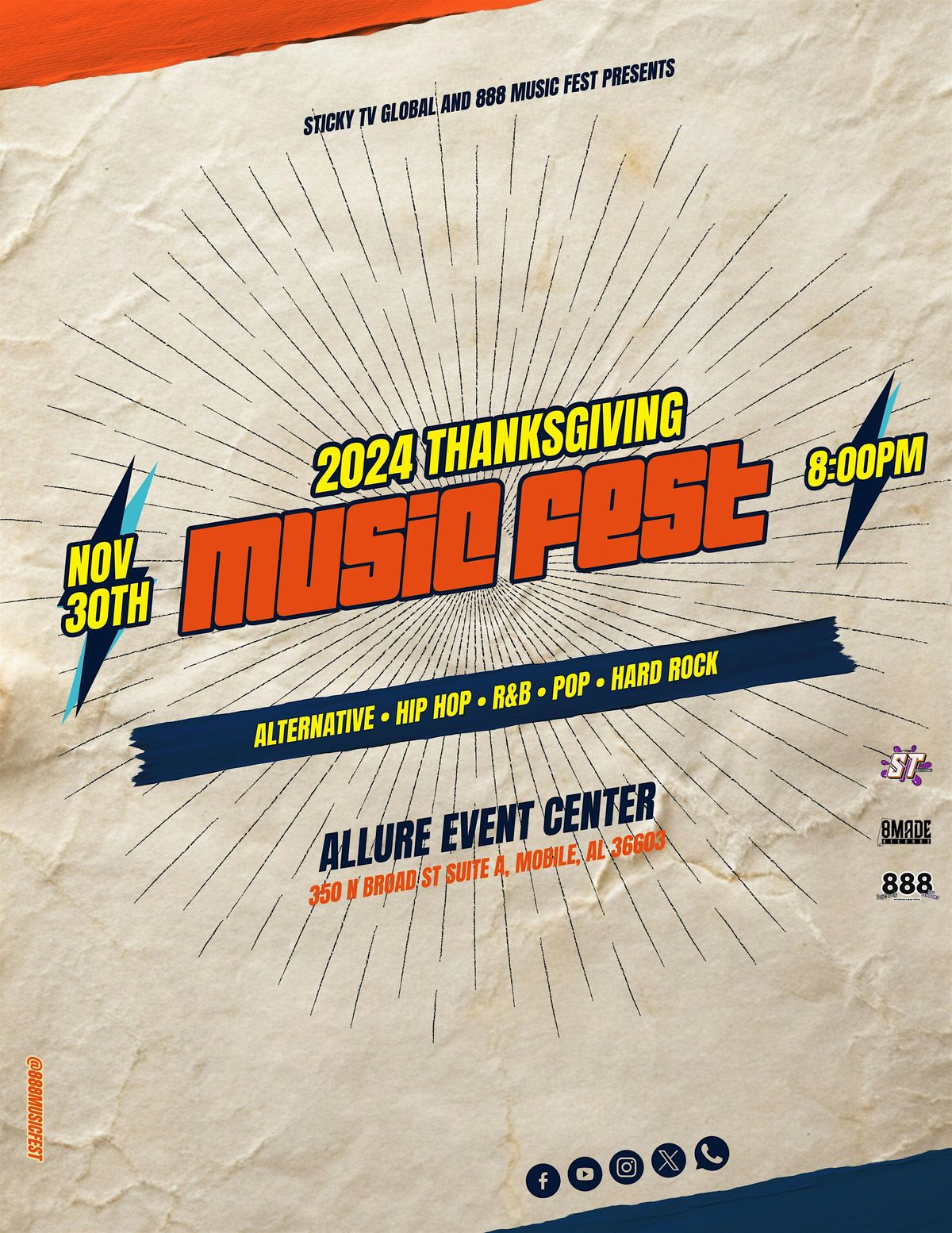 888 Thanksgiving Music Festival