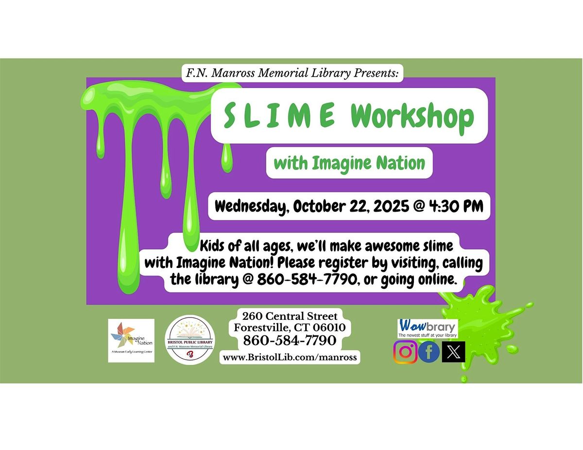 SLIME! Workshop with Imagine Nation