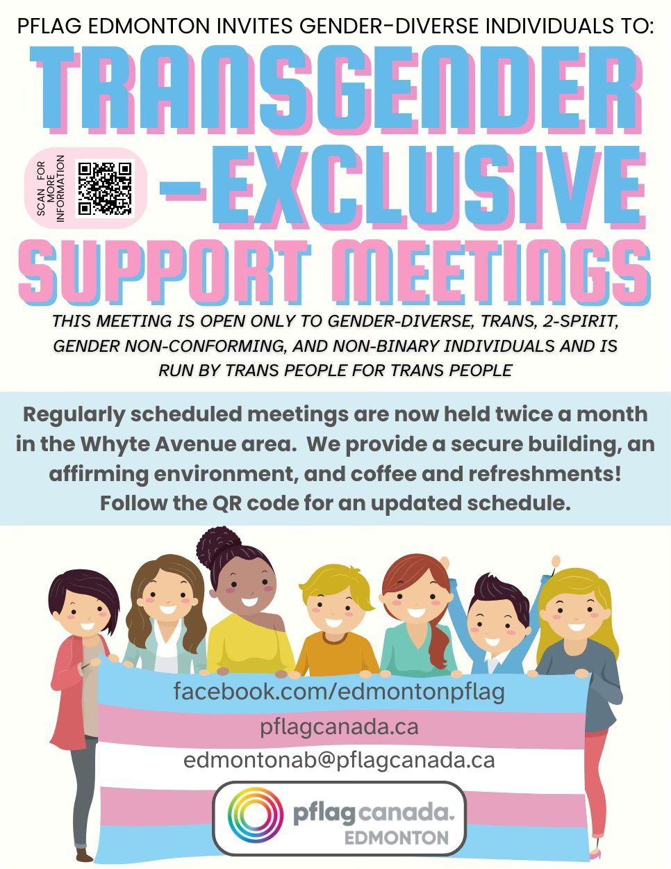 Transgender-Exclusive Support and Social Meet Up!