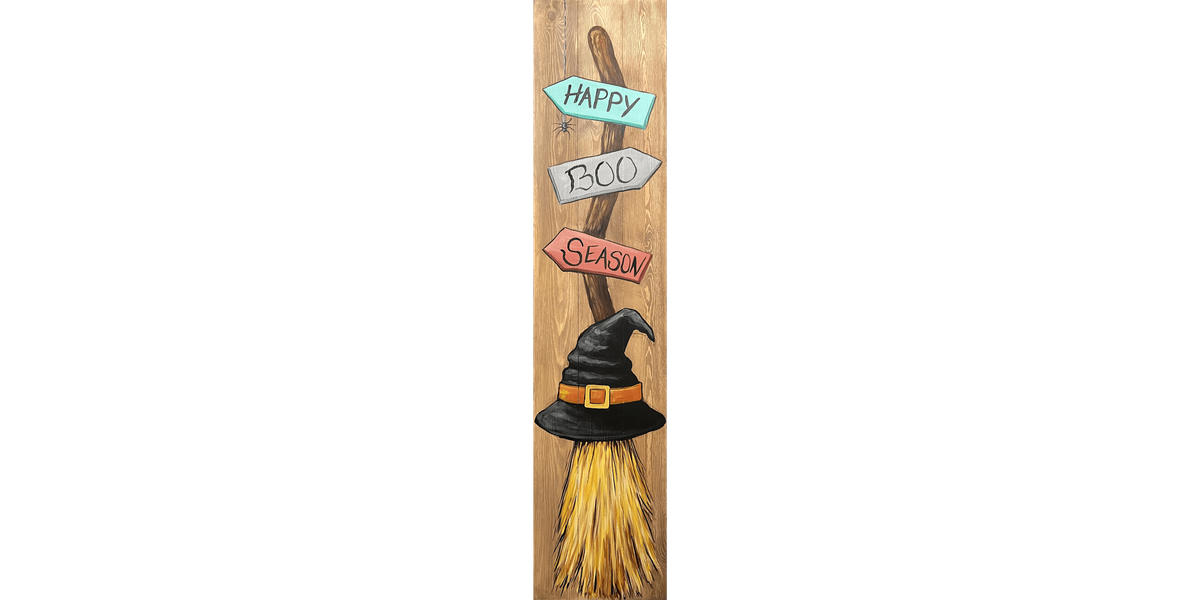 Happy Boo Season Porch Leaner - Paint and Sip in Tyler | Classpop!\u2122