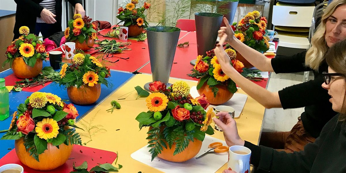 Pumpkin Flowers Workshop  at Souter Lighthouse, South Tyneside
