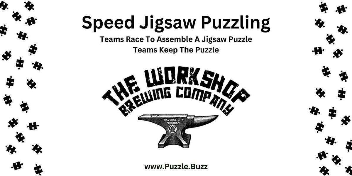 Speed Puzzling at Workshop Brewing