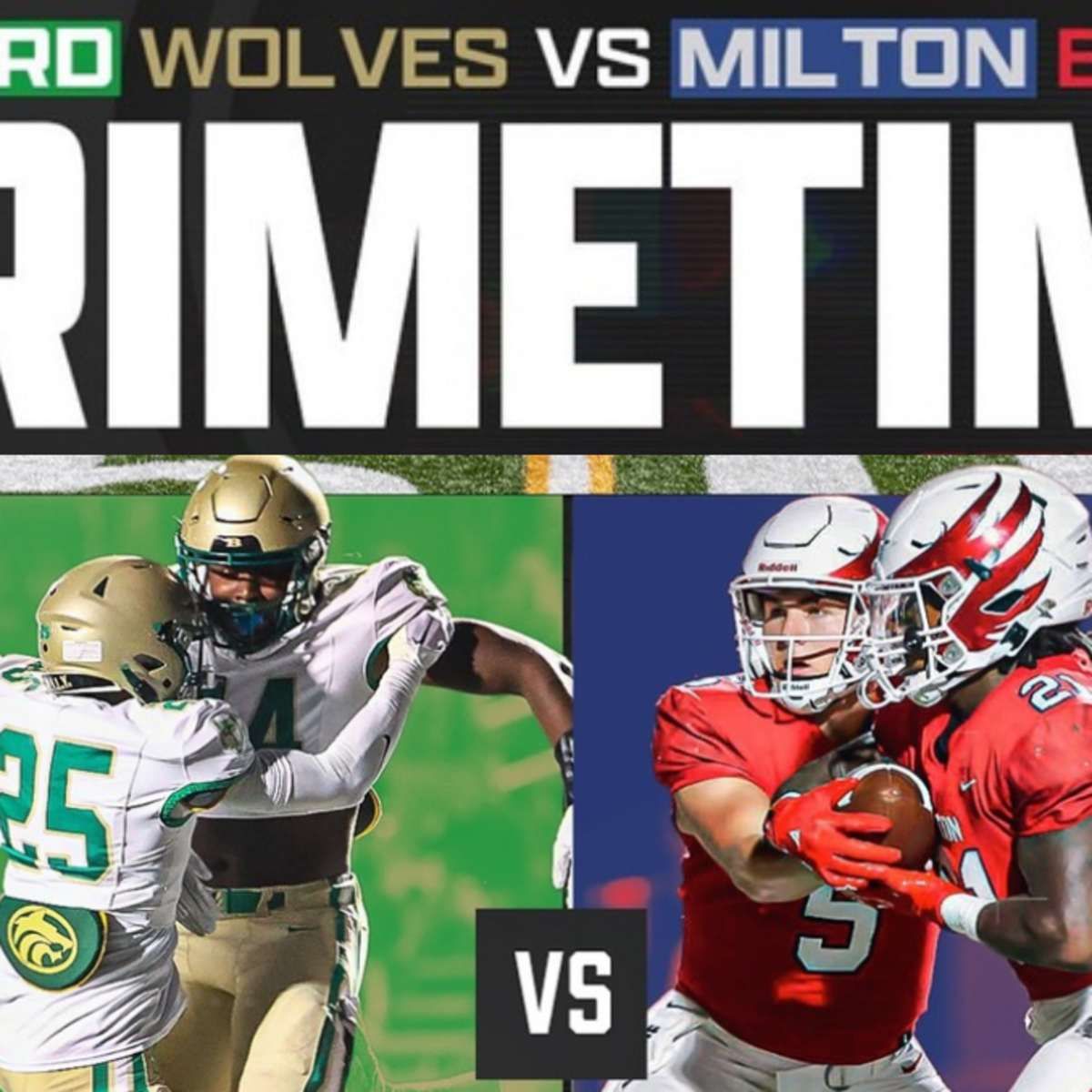 Milton Eagles vs. Buford Wolves
