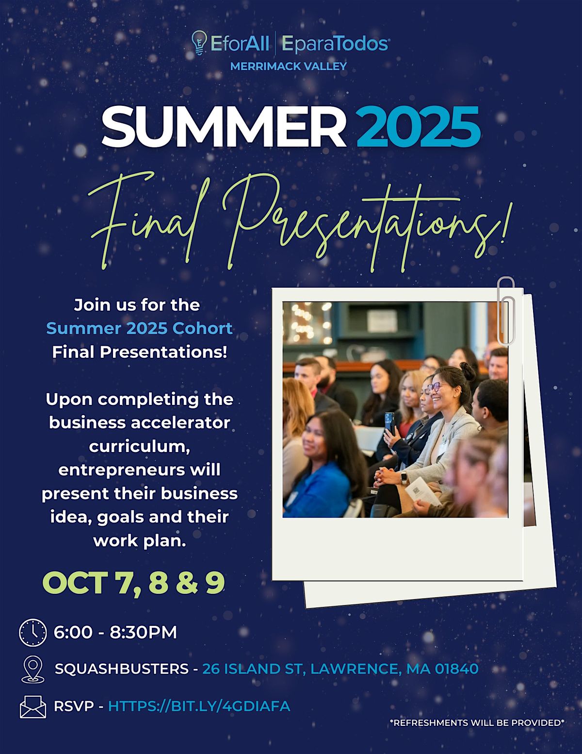 EforAll Merrimack Valley, Summer 2025 Final Presentations