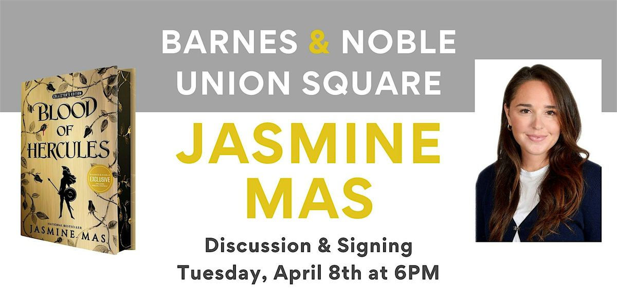 Jasmine Mas discusses BLOOD OF HERCULES at B&N Union Square