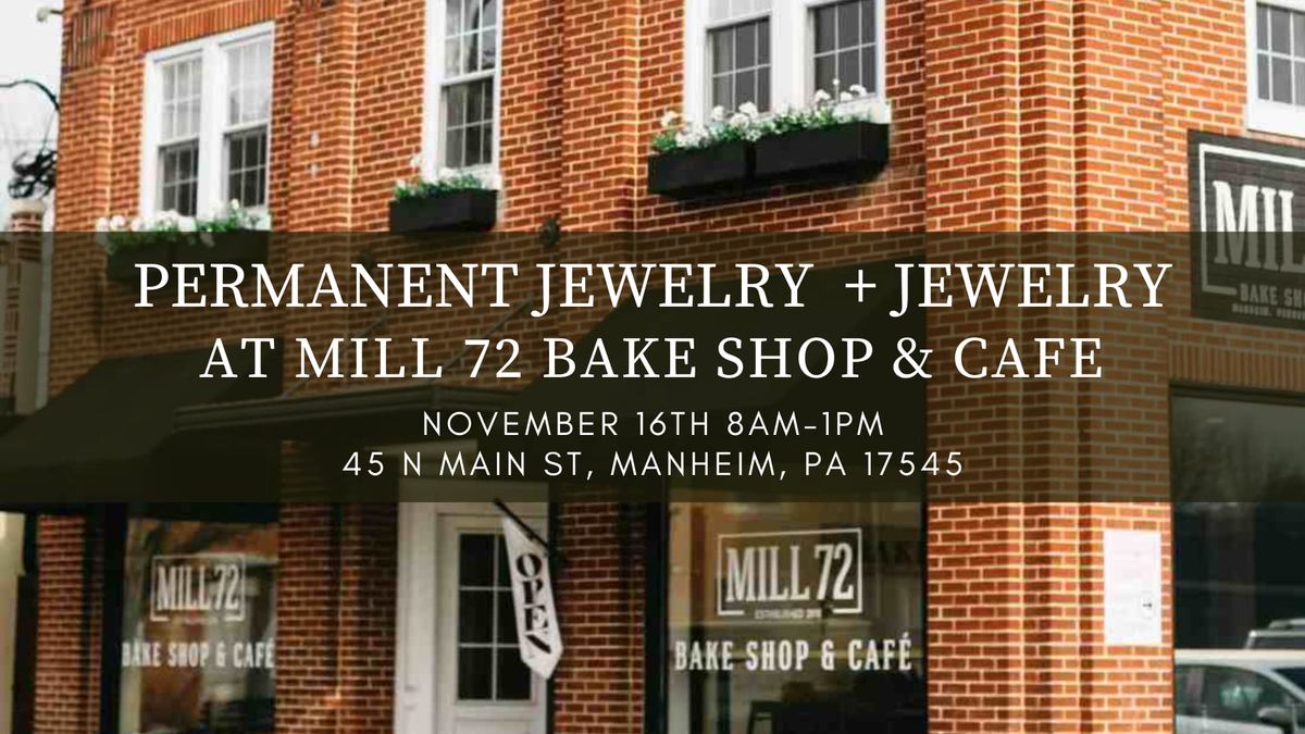 Permanent Jewelry Pop-Up @ Mill 72 (Manheim)