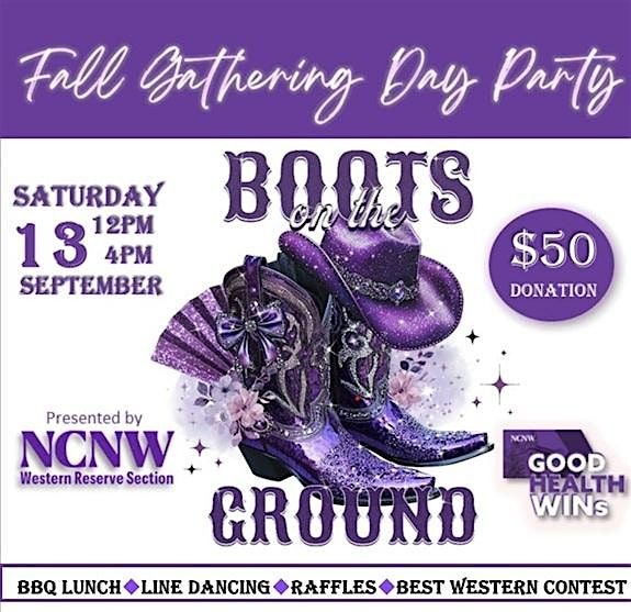 NCNW - Boots on the Ground - Fall Gathering Day Party