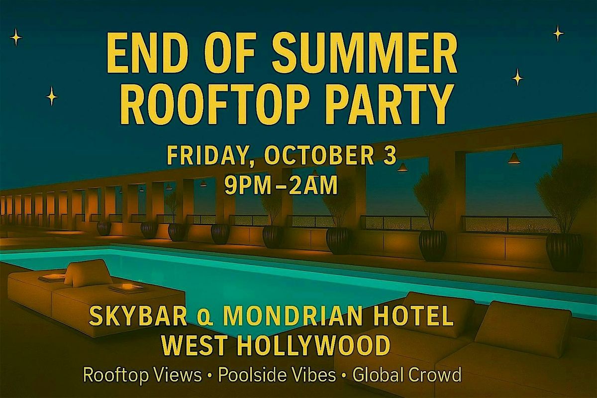 End of Summer Global Rooftop Party