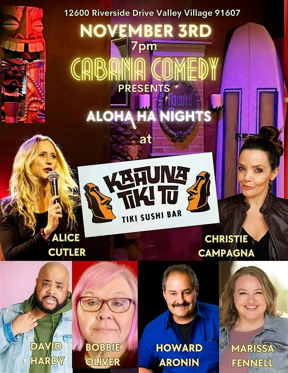 Cabana Comedy and Sushi