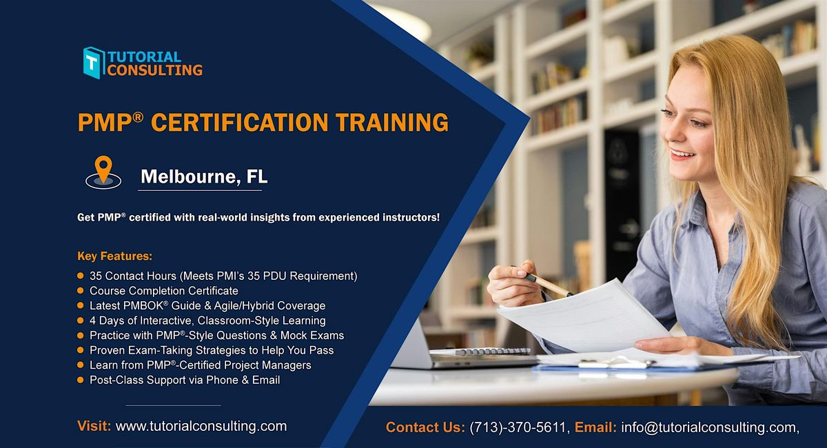 PMP\u00ae Certification for Project managers in Melbourne, FL