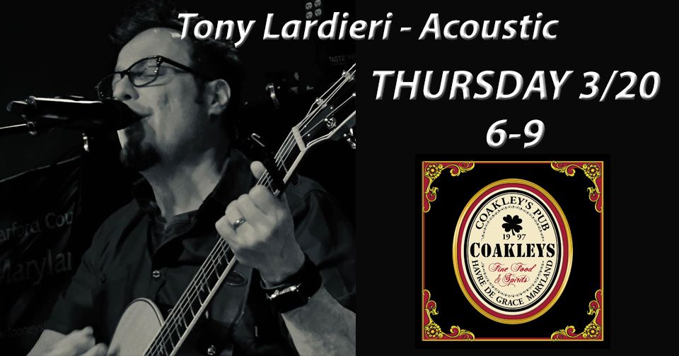 Tony Lardieri at Coakley's