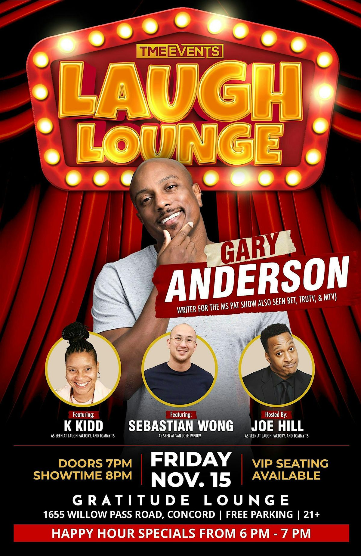 Laugh Lounge Presents: Gary Anderson Live! One Night Only