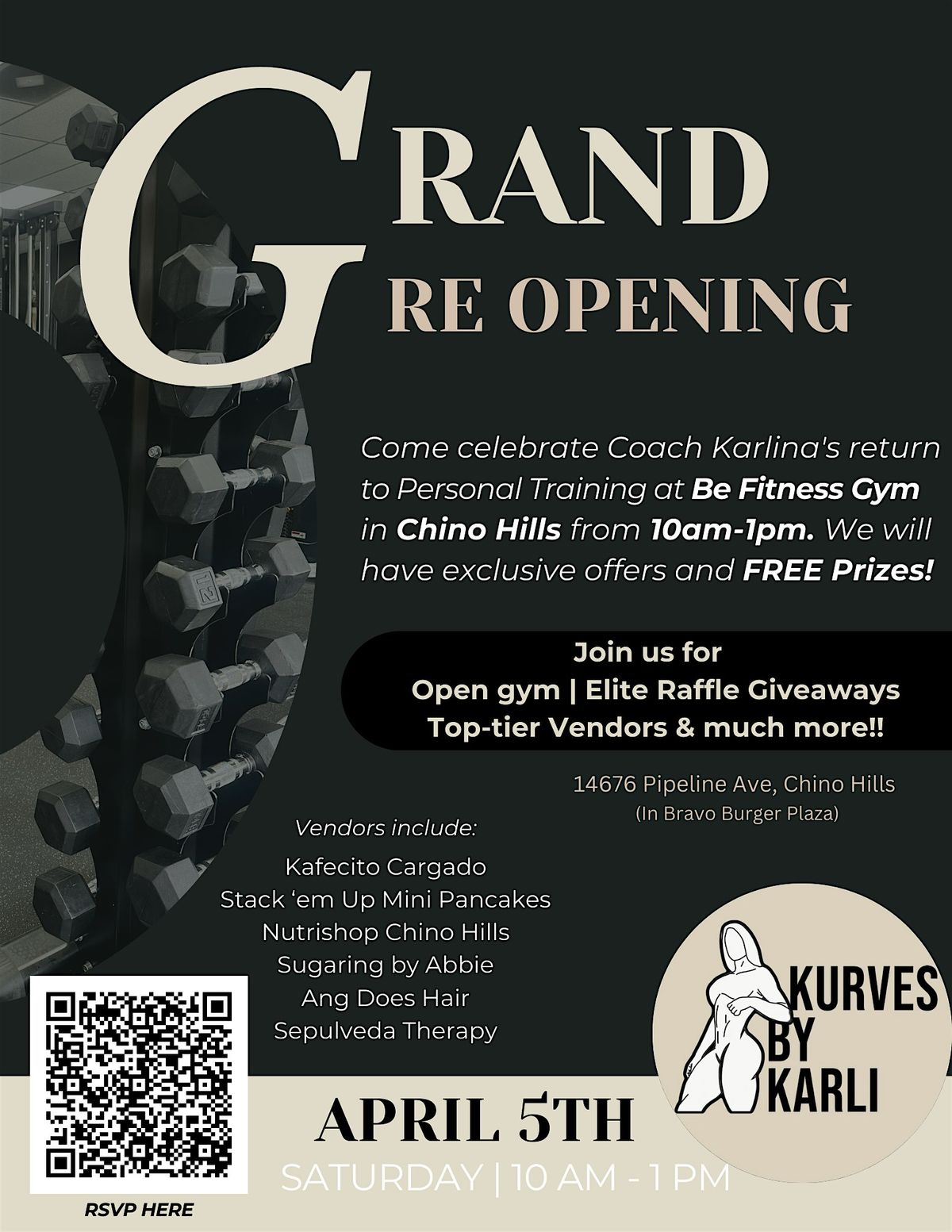 Kurves By Karli Personal Training Grand Opening