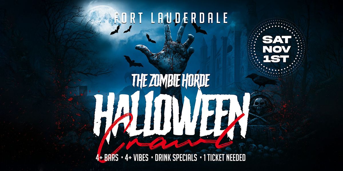 Zombie Horde Halloween Pub Crawl Fort Lauderdale 2025