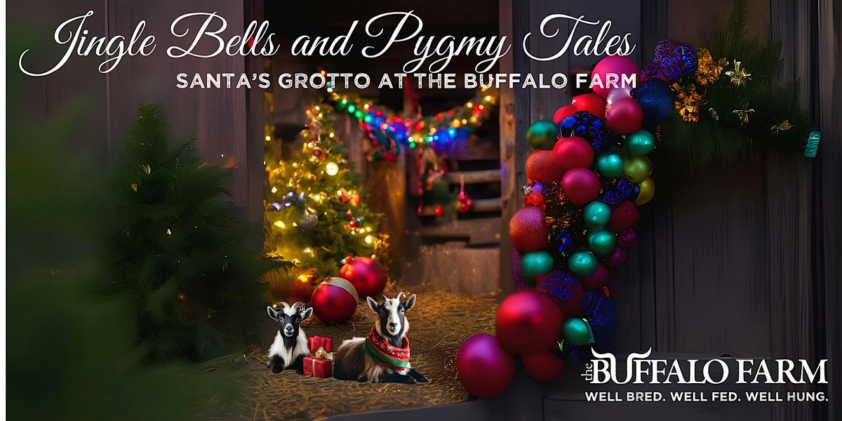 Jingle Bells & Pygmy Tales: Santa's Grotto at The Buffalo Farm