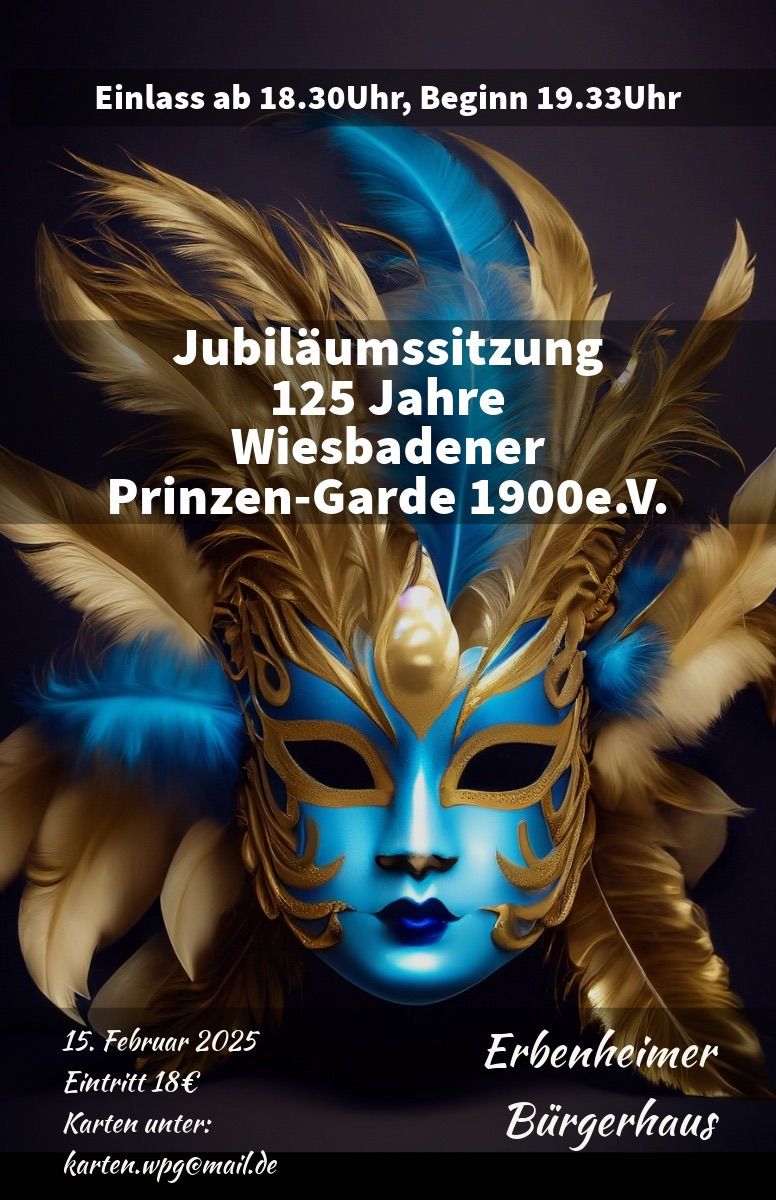 Gro\u00dfe Sitzung zum 125. Jubil\u00e4um 