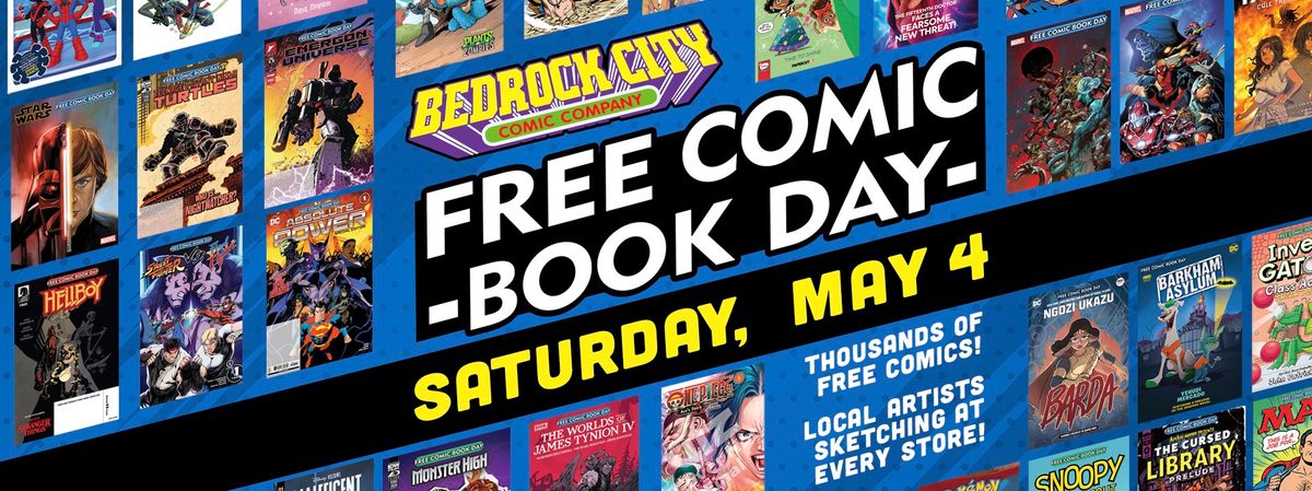 FREE COMIC BOOK DAY at Bedrock City
