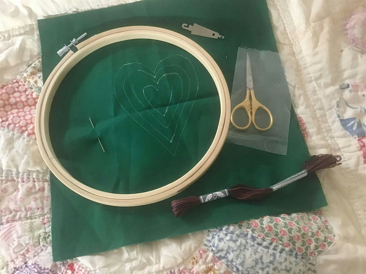 Pop-Up Hand  Embroidery Class with Wilhelmina Thomas!  All levels welcome!