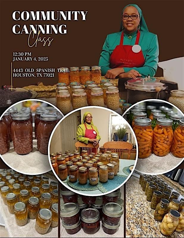 Community Canning Class