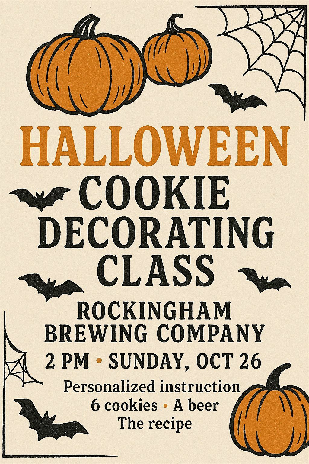 Halloween Cookie Decorating Class
