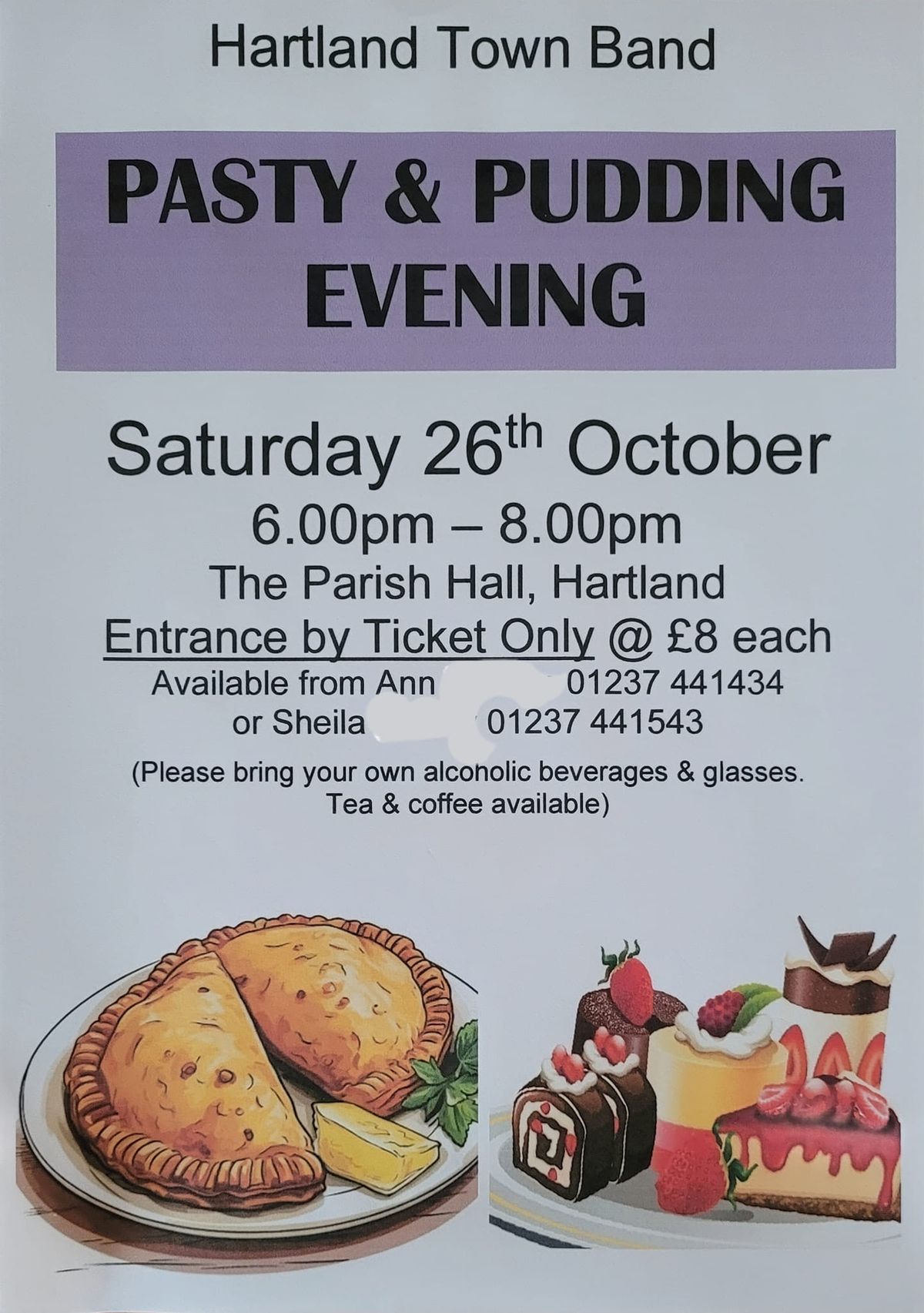 Pasty and Pudding Evening