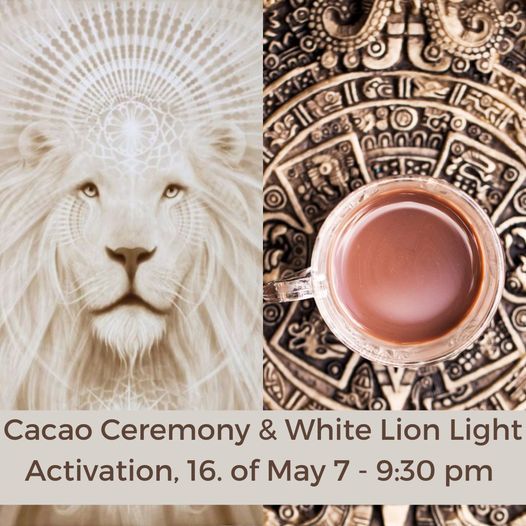 Cacao Ceremony Handpan Music White Lion Activation Afficher La Carte Neuenhagen 13 June 21