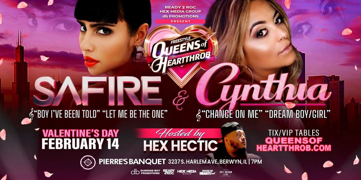 QUEENS OF HEARTTHROB: CYNTHIA & SA-FIRE LIVE!