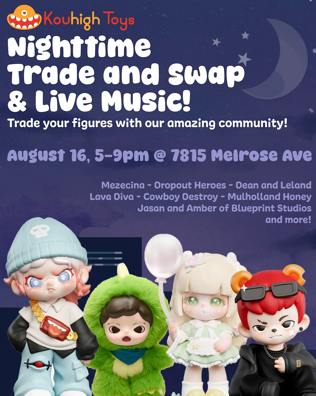 Nighttime Trade & Swap with Live Music!