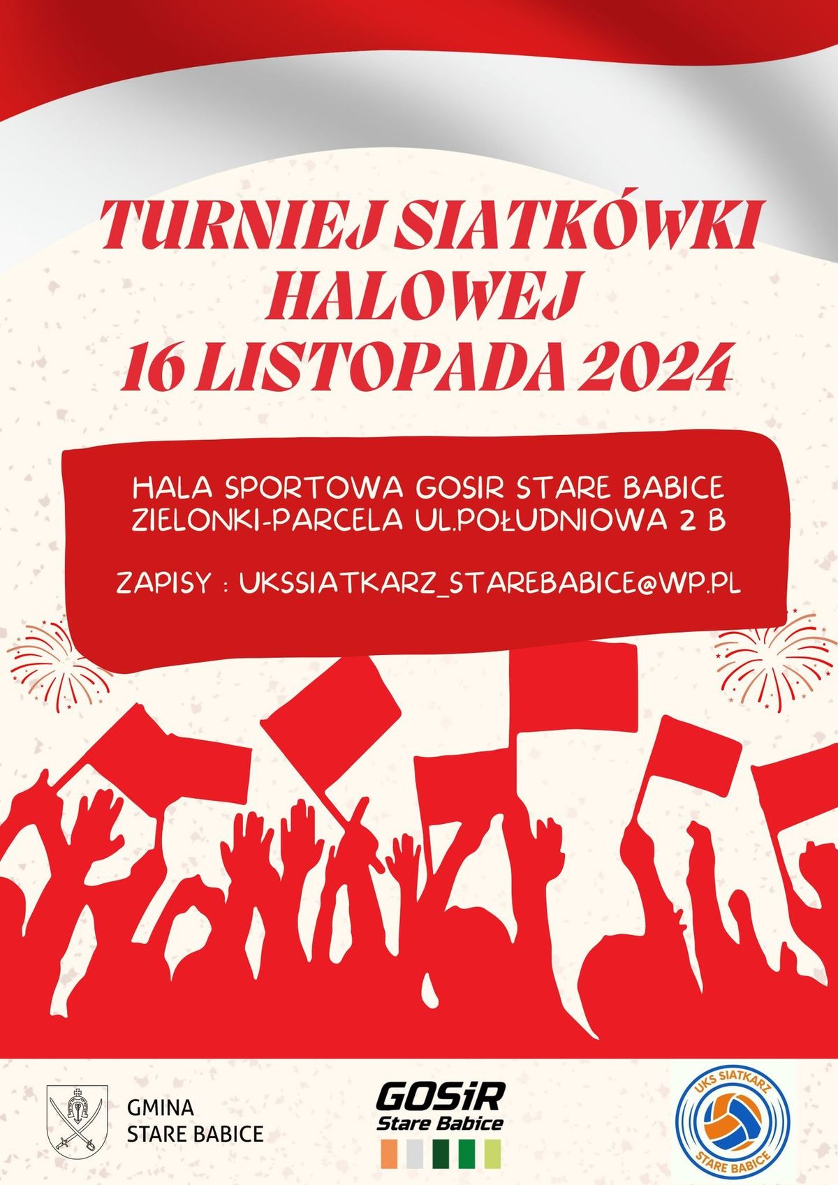 Turniej siatk\u00f3wki halowej z okazji odzyskania niepodleg\u0142o\u015bci 16.11.2024