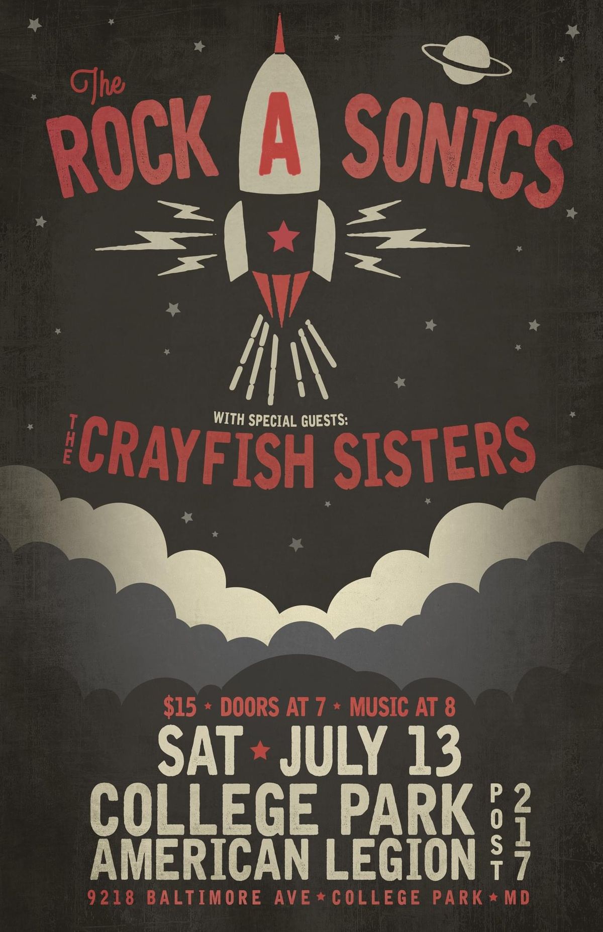 ROCK-A-SONICS with Special Guests THE CRAYFISH SISTERS