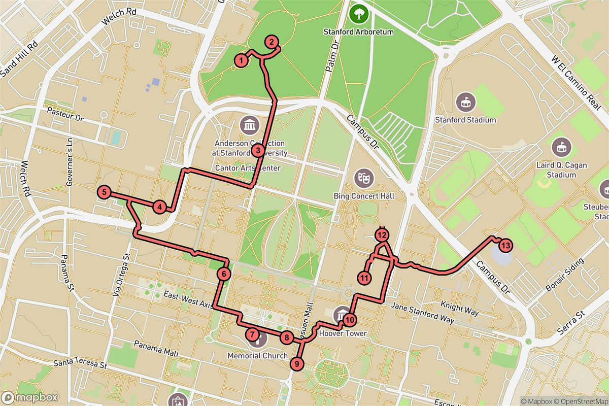 Palo Alto Audio Tour: Stanford Stories and Landmarks Unveiled