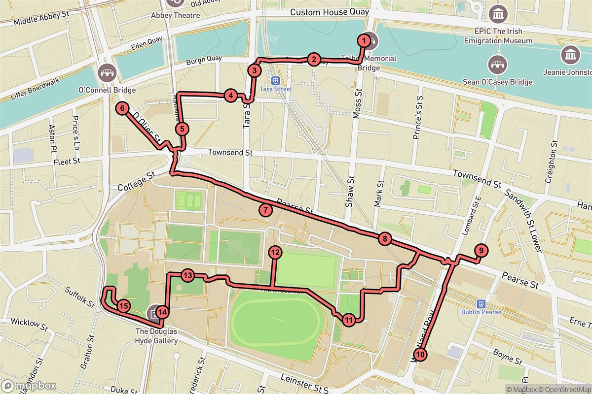 Dublin Audio Tour: An Arc Through Dublin\u2019s Academic and Arts Enclaves