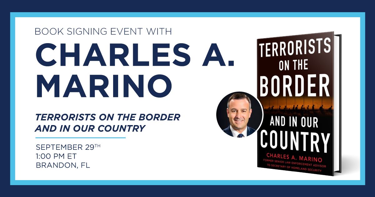 Charles A. Marino Book Signing Event