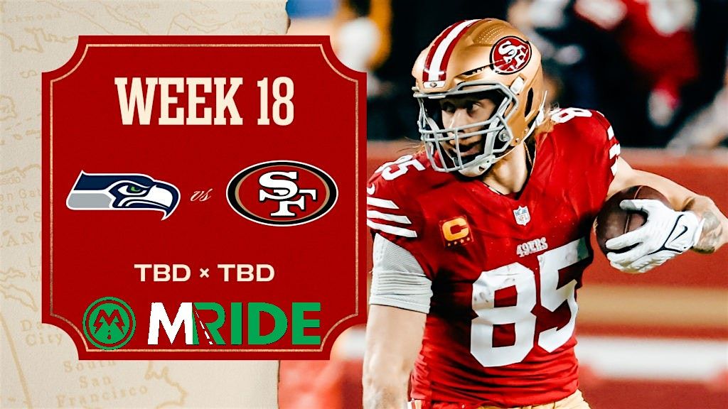 49ers vs SEAHAWKS BUS R\/T FROM NORTH BEACH SF TO LEVI'S STADIUM 1\/04\/26